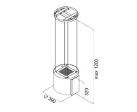 VDB LAMP Glass Black - 1351591 - zdjęcie 5